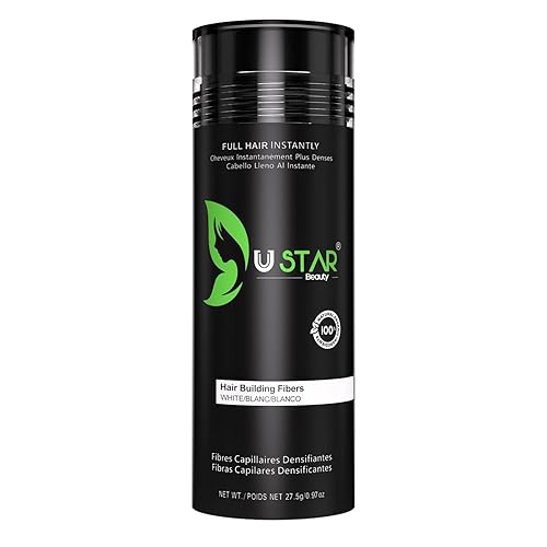 Miniatura 27 de USTAR Spray de fijación de fibra de construcción de cabello 4oz Caoba,Negro -,Marrón oscuro,Gris,Rubio claro,Marrón claro,RUBIO MEDIO,Marrón