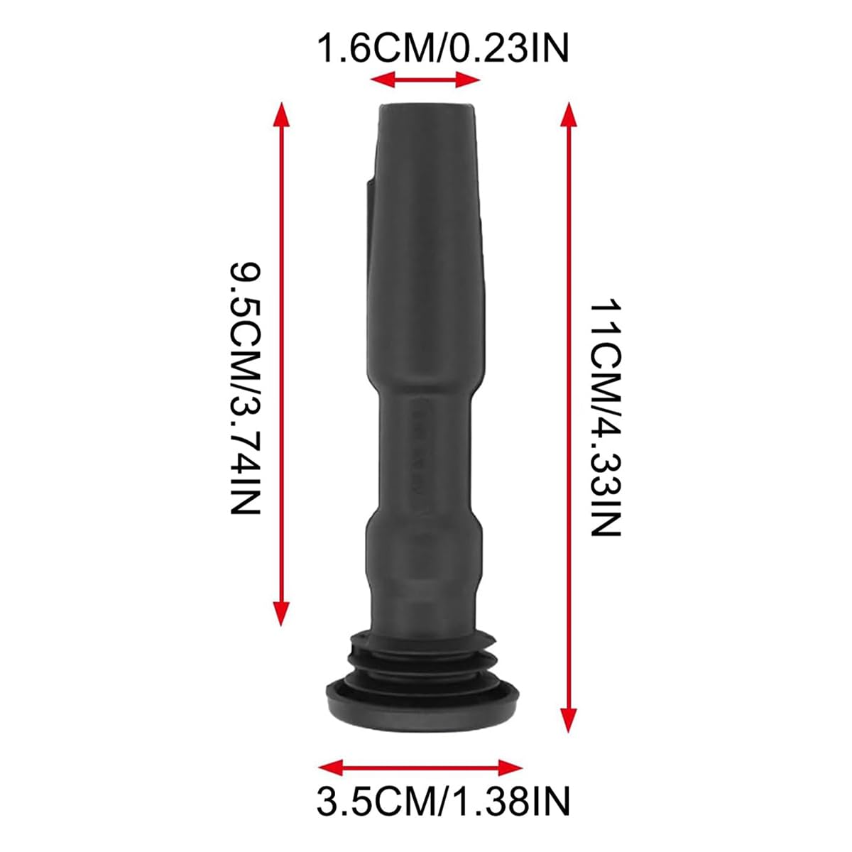 4 pezzi di boccola in gomma per bobina di accensione, modulo bobina di accensione per auto 04E905199A per Rapid Ibiza Leon Mii 1.0 1.2 1.4 1.6