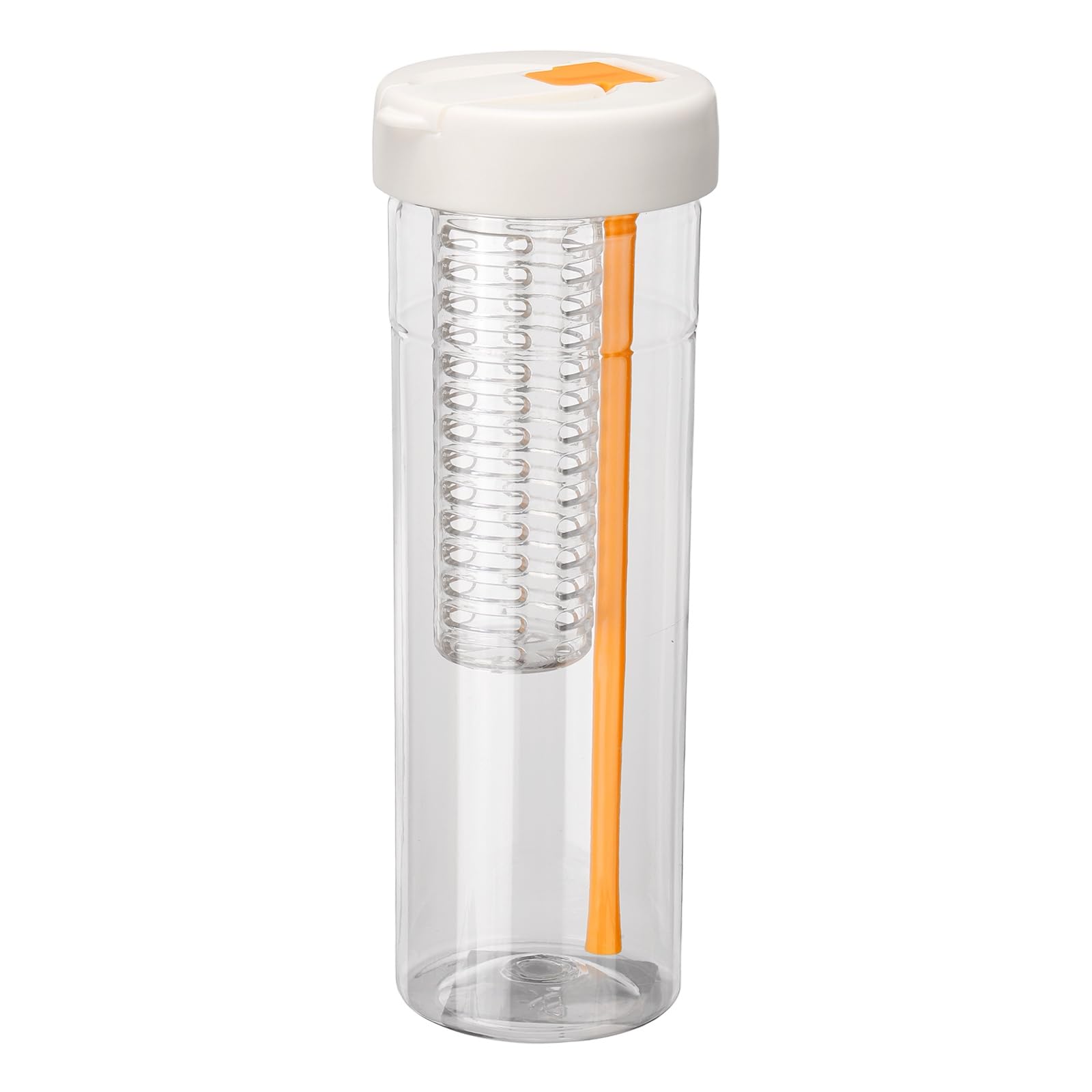 Bouteille d'eau avec infuseur plastique incassable gourde sport paille pliable boisson froide