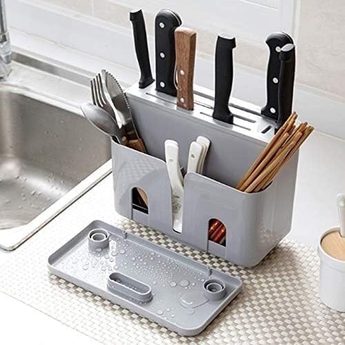 Utensil Holder,Multifunctional Kitchen Storage Organizer Rack for Chopsticks Tableware Accessories.