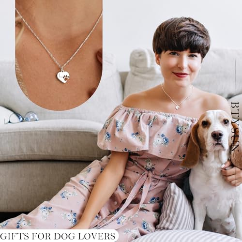 Collier de condoléances pour surmonter la perte de chiens avec médaillon initiale plaqué or - 3