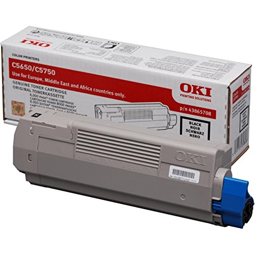 Oki Toner 43865724 43865724 (43865708), schwarz, ca. 8000 Seiten 5031713039808 Oki