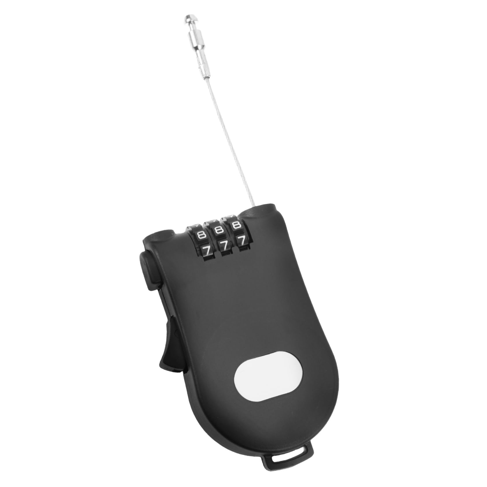 HANABASS 5pièces Cadenas De Sécurité Pour Snowboard Et Vélo Verrou Rétractable Vol Pour Équipements Hiver Et Trolleys Compact Et