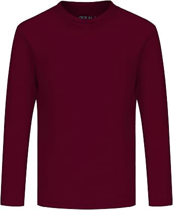 Opna Boys and Girls Long Sleeve Shirts Athletic Youth Compression Shirt for Kids with Moisture Wicking Rash Guard Swim Shirts