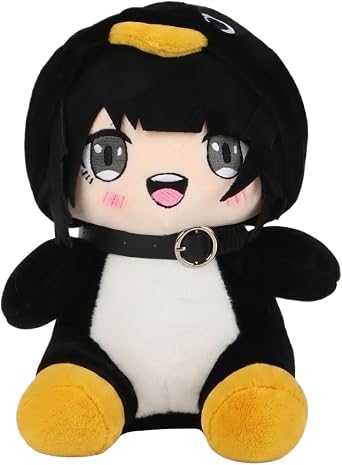 Anime Game Gugugaga Gugu Gaga penguin Cute Plush Doll Figure Kawaii Creative Collectible Decor for Home, Office D