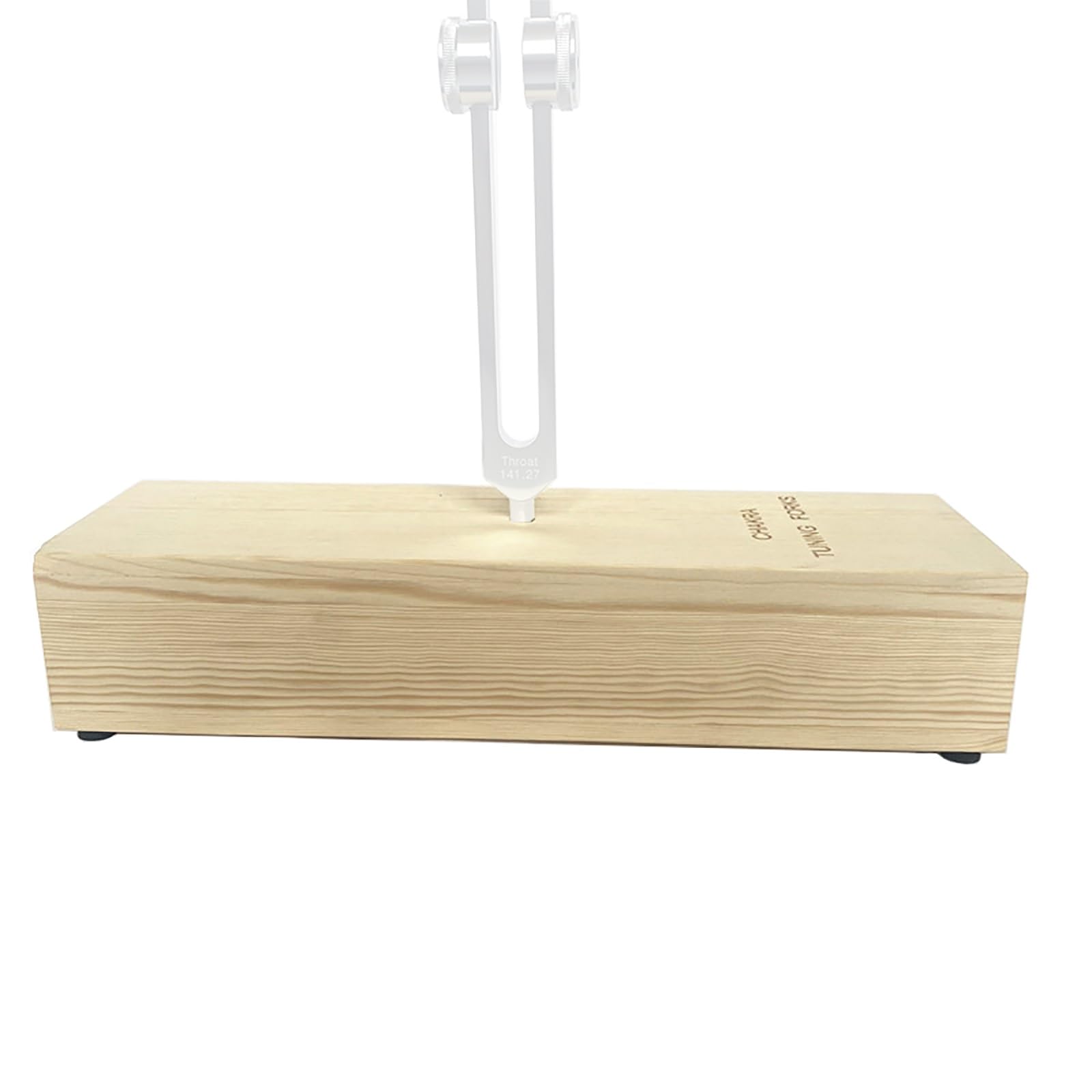 Scatola di risonanza del diapason in legno, altoparlante base del diapason, cassa armonica for diapason chakra, esperimenti sonori di meditazione yoga- foro da 8 mm