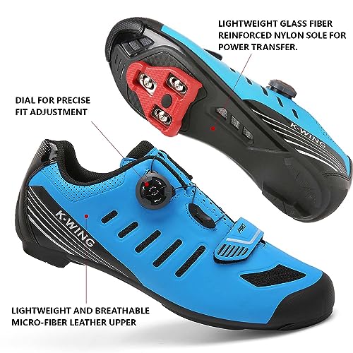 Image of Unisex Cycling Shoes Compatible with pelaton Indoor Road Bike Shoes Mountain Bike Shoes for Men and Women Delta Cleats Clip Outdoor Pedal Bicycle Shoes MTB Shoes for Men