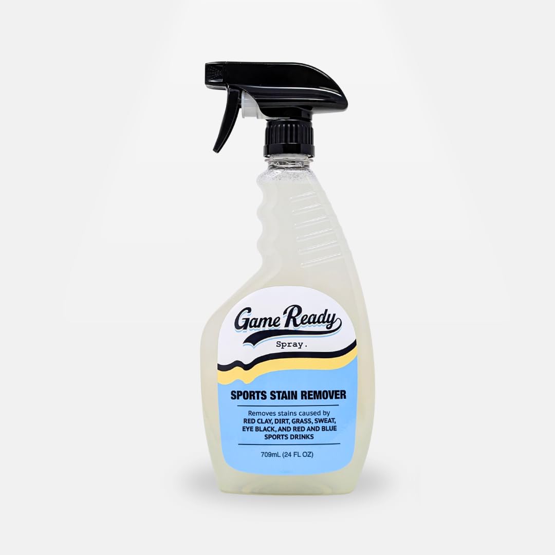 Game Ready Spray Sports Stain Remover 24oz - Removes Red clay, dirt, grass, sweat, eyeblack, and red and blue sports drinks. (1)