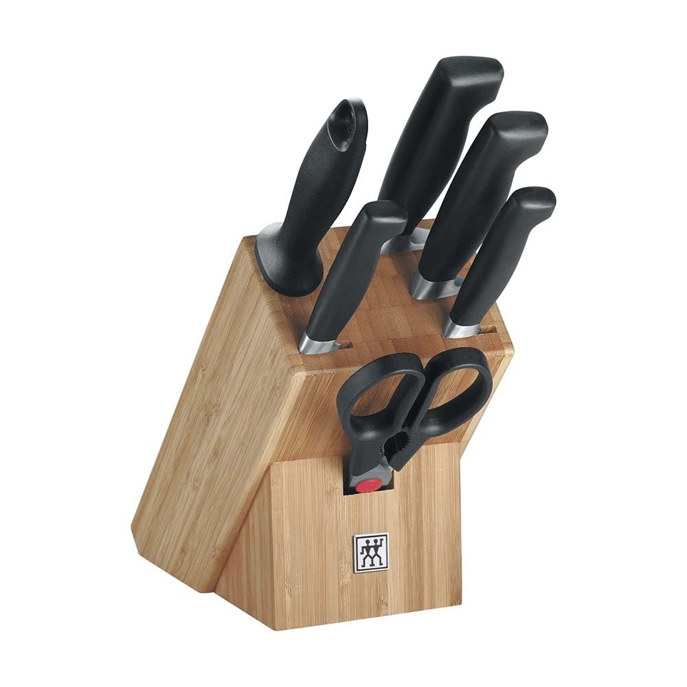 Zwilling Four Star Blok Bıçak Seti, Paslanmaz Çelik, Manyetik…