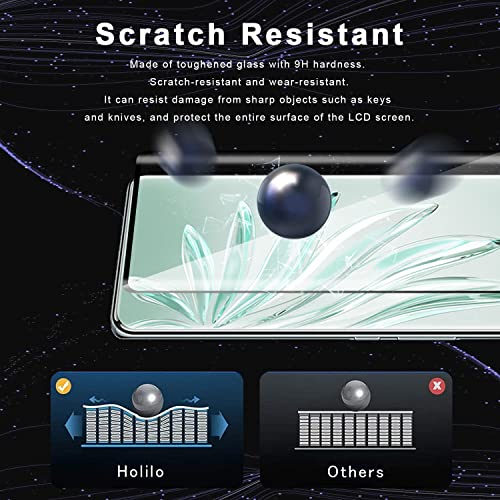 Holilo Vetro Temperato Pellicola per HONOR 70【2+2