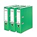 Produktbild Original Falken 3er Pack PP-Color Kunststoff-Ordner. Made in Germany. 8 cm breit DIN A4 Pastell-Farbe hellgrün Vegan Ringordner Aktenordner Briefordner Büroordner Plastikordner Schlitzordner