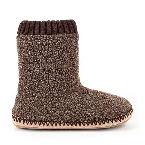 Cozylook Men's Boot Slippers Warm Fuzzy Slippers for Men Indoor Soft Sole Non Slip Size 10-11