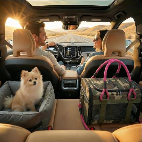 Soft-Sided Dog & Pet Carrier | for Car Rides, Trains, Errands & Daily Outings | Fits Pets Up to 15 lbs | 18" L x 11.5" H | Yorkies, Chihuahuas, Toy Poodles, Maltese & More - Image 5