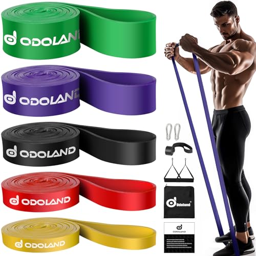 Odoland Fitnessbandenset, Pull-up Weerstandsband in 5 Verschillen...