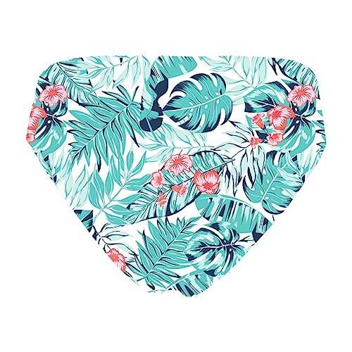 Girls Solid Color Swim Brief Triangle Bikini Bottoms Swim Underpants Yoga Dance Shorts4