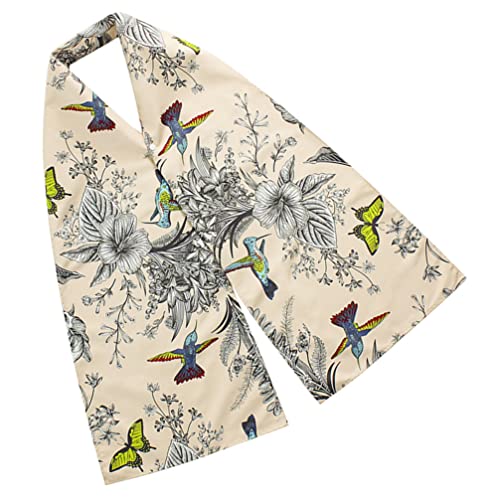 Healvian アダルト ビブ ダイニング マフラー ウォッシャブル 花柄 ダイニング マウス タオル マフラー 繰り返し使える フード ウェア プロテクター For 女性 男性 高齢者 シニア 食事 よだれかけ