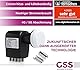 [Test SEHR GUT *] GSS Octo LNB für digital Satellitenschüssel, für 8 Teilnehmer, TV - 8fach, 8-Fach, mit LTE Filter - Sat, Full HD, 4K, 0.1dB, Wetterschutz, kälte- & hitzebeständig + Aufdrehhilfe