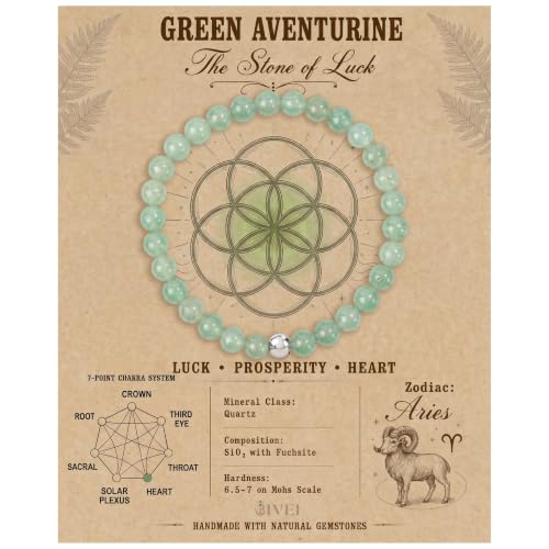 Bivei Green Aventurine 6mm Crystal...