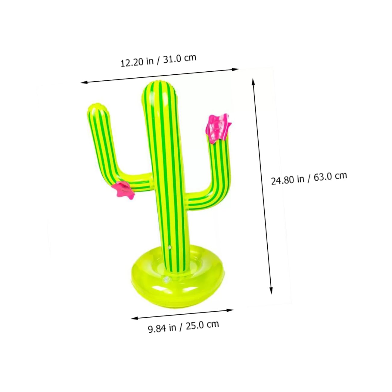 QUMIIRITY 1 Set Swimming Pool Inflatable Ring Toss Game Pool Floating Pool Toss Game Summer Beach Inflatable Cactus Swimming Pool Beach Toss Floating Cactus