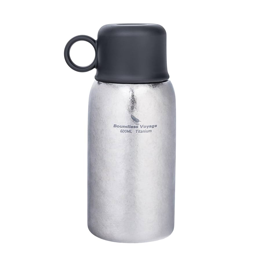 Amazon | Boundless Voyage チタン ボトル 水筒 魔法瓶 600ml 大