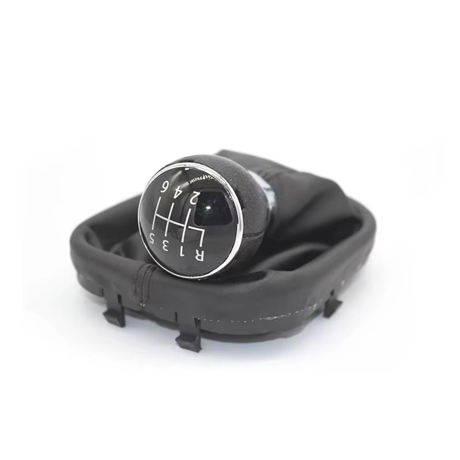 Ouvecr 6 Speed Car Shift Gear Knob Handle For Vw For Touran For Caddy Mk2 2003-2015 5/ Gaiter Boot Cover Gear Shift Knob Gear Shift Cover(6 Speed)
