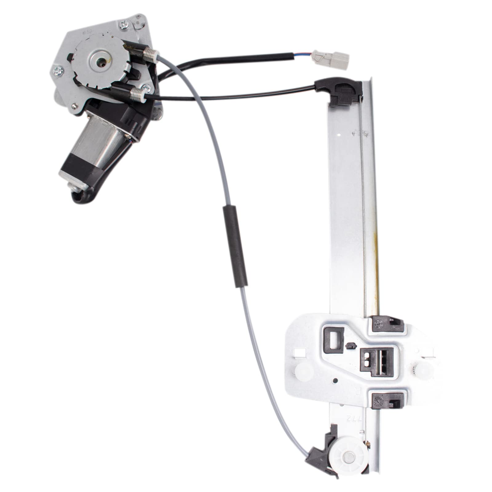 TRQ Rear Passenger Side Power Window Motor and Regulator Assembly Power | For 1992-1995 Honda Civic Sedan