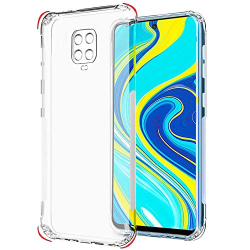 Image of TheGiftKart Back Cover Case for Redmi Note 10 Lite /Note 9 Pro /Pro Max /Poco M2 Pro (Soft Silicone | Complete Camera Protection | Inbuilt Dust Plugs | Anti-Slip Grip | Transparent)