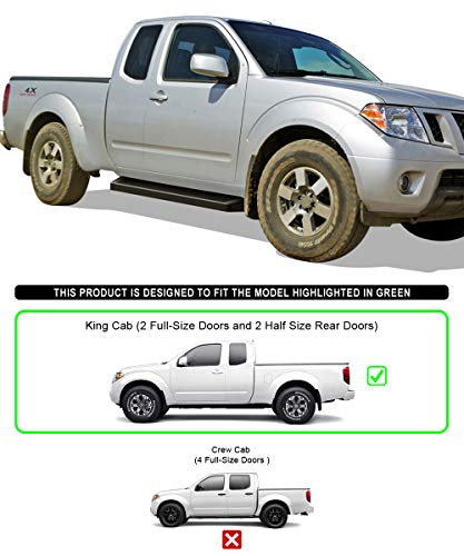 Estribos estilo Black Running Boards para Nissan Frontier miniatura 2