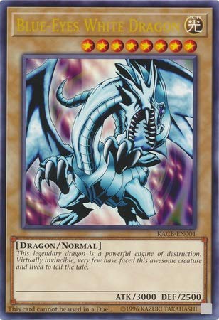 Amazon.com: Yu-Gi-Oh! Singles - Blue-Eyes White Dragon - KACB 