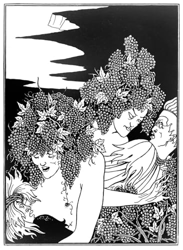 Tableau toile le piège du vintage d'Aubrey Beardsley finition premium