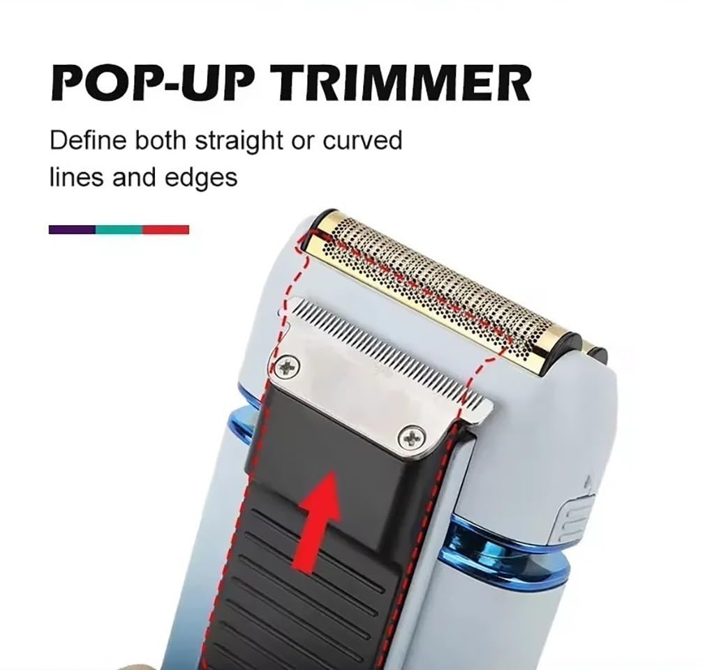 Rasoi elettrici a lamina per gli uomini Rasoio elettrico Macchina da barba professionale Ricaricabile Trimmer Barba Rasoio impermeabile Rasoio alternativo per gli uomini