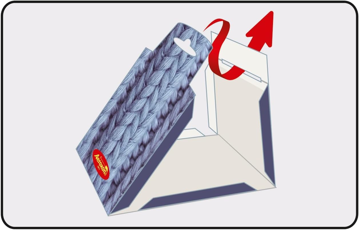 AEROXON Lot de 12 pièges à mites pour vêtements - Pour une protection efficace contre les mites dans l'armoire, les vêtements - Moyen contre les mites dans la maison - Protection fiable et durable