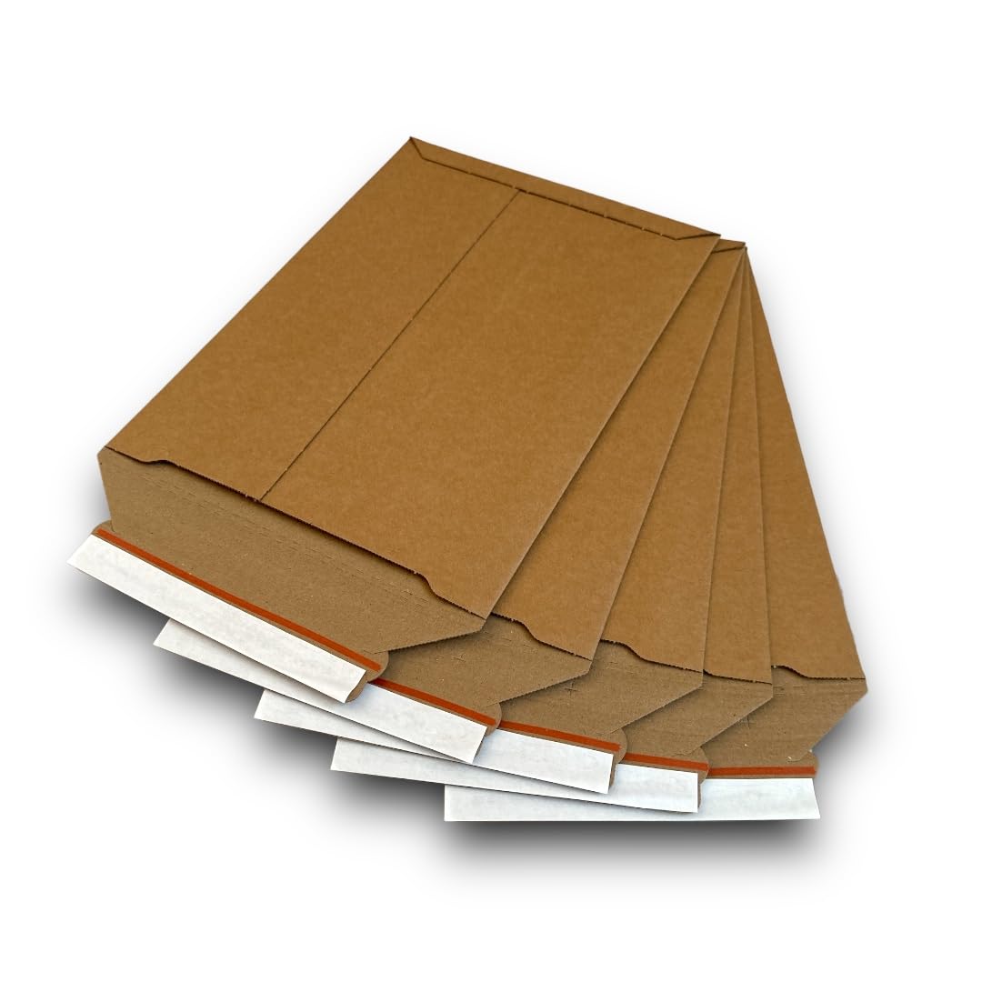 Versandtaschen DIN A3 bis A5 aus Wellpappe, Versandtasche aus Karton, Warensendung Umschläge kaufen, Büwa Kartons für den Versand von Bücher Kleidung Wellpapptaschen (400, 250x353x50mm (DIN A4))