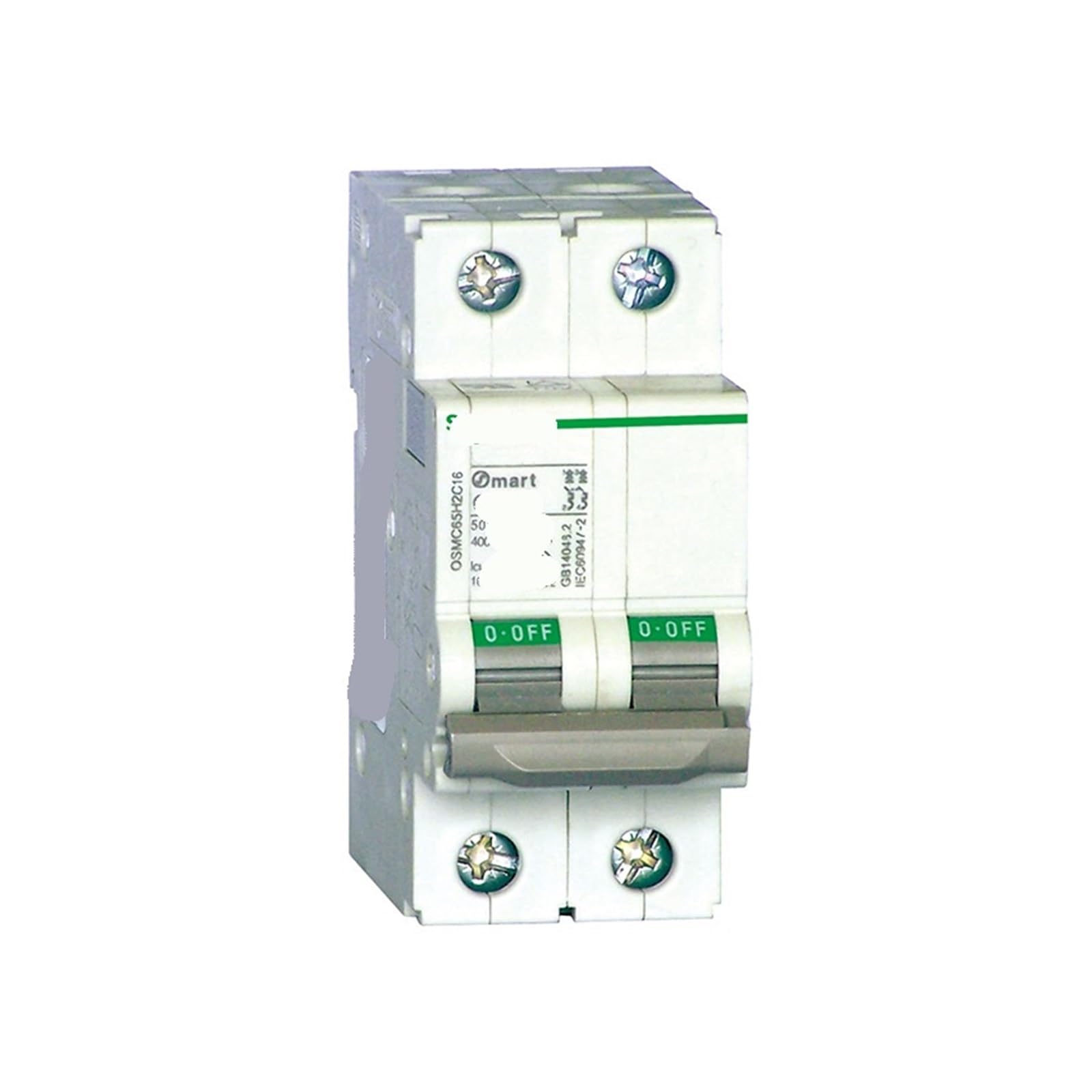 Elektryczny O65H miniaturowy wyłącznik O65H-C16A/2P | O65H2C16