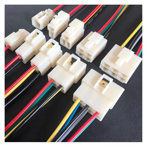 Conector de coche de 2 pines de 6,3mm con juntas de acoplamiento estables 3