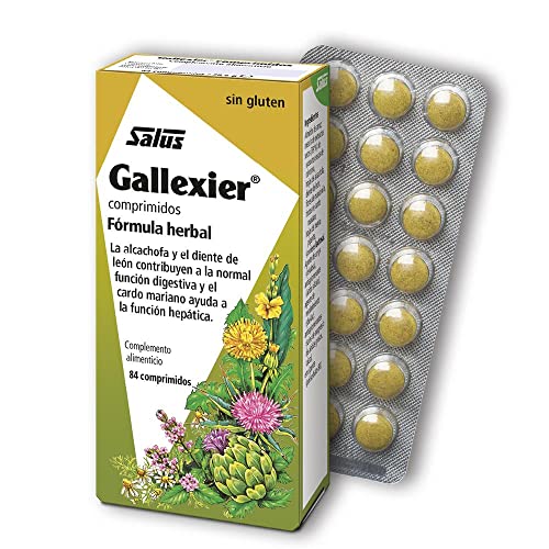 Salus - Gallexier Multivitaminas - 84 Comprimidos - Contribuye al Buen Funcionamiento del Sistema Digestivo - Elaborado a Base de Extracto de Cúrcuma, Alcachofa, Diente de León y Cardo Mariano Cover