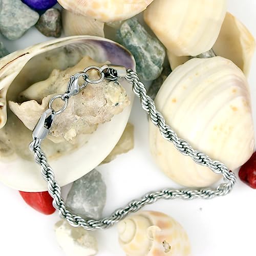 8 inch Stainless Steel Chain Bracelet