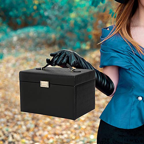 Feiscon Jewelry Organizer Makeup Cosmetic Storage Organizer Box Small Jewelry Box Travel Jewelry Case … #TOP5