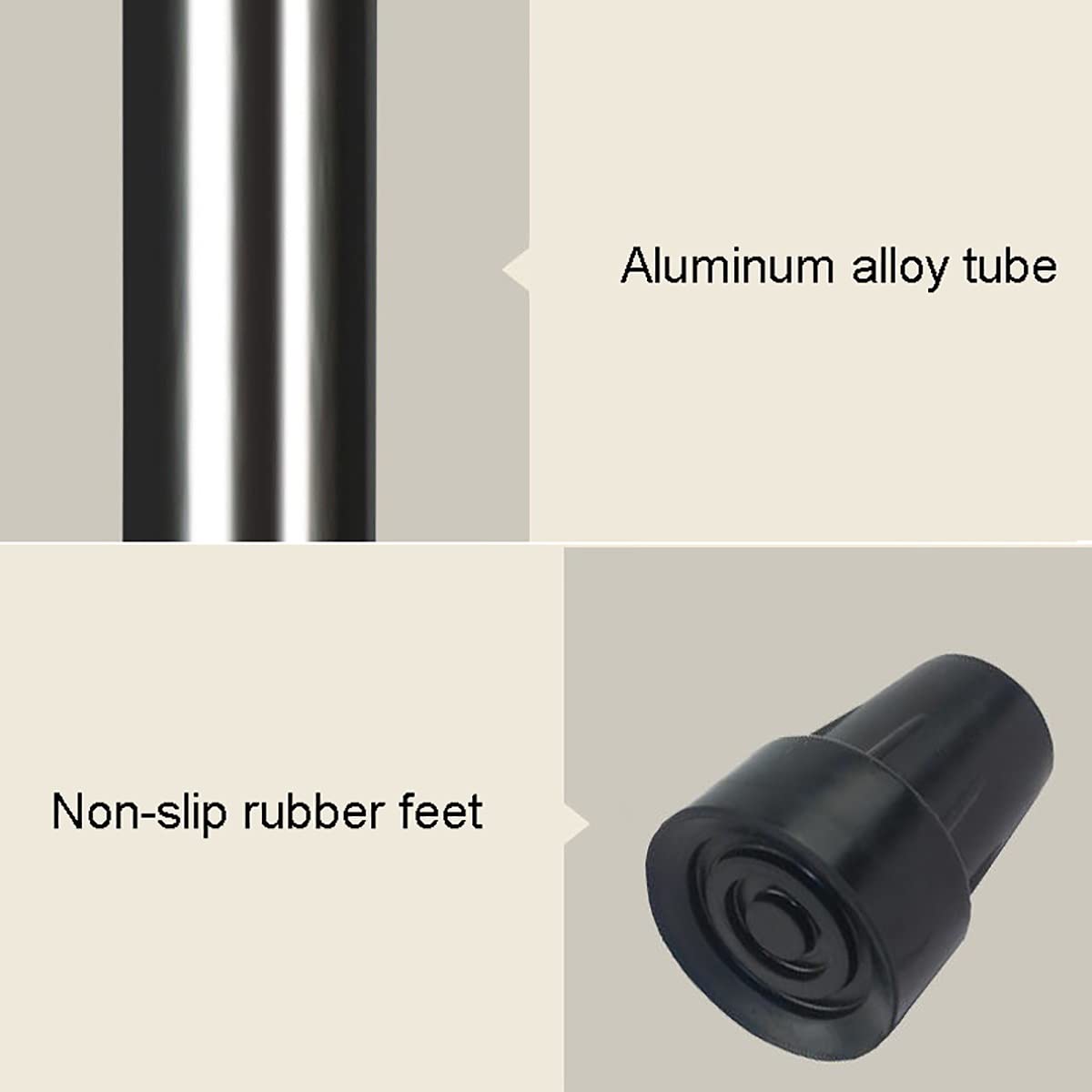 Bastón para Caminar, Bastones para Caminar, bastón Independiente, bastón con luz LED, bastón Ajustable de Aluminio liviano, bastón de Madera ergonómico para Personas Mayores (Color : Gold)