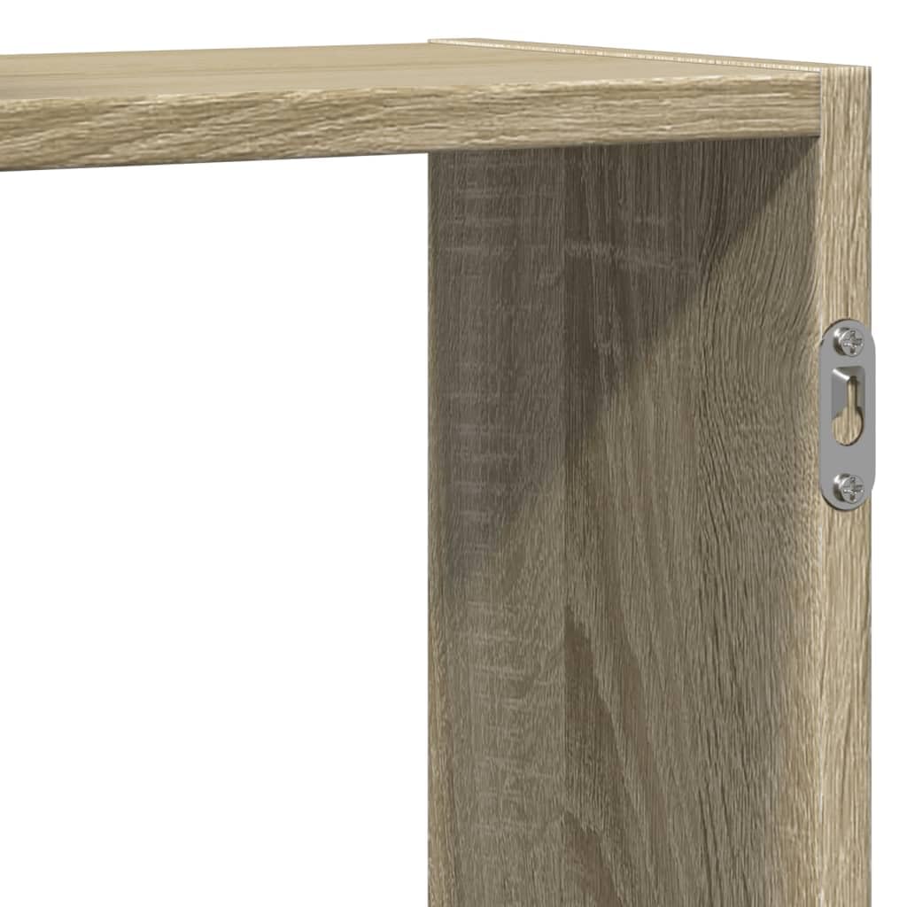 vidaXL Étagère Murale chêne Sonoma 129x18x42 cm Bois d'ingénierie