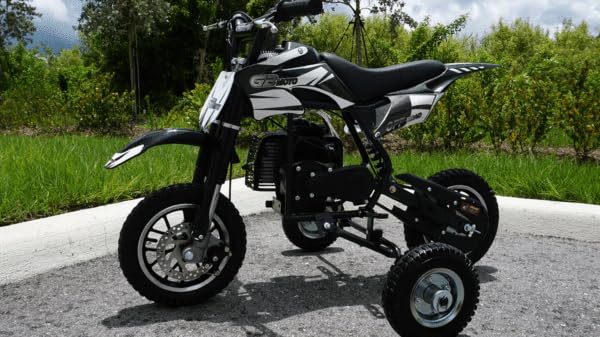 Image of Hardline Products USA Wheels for Tots Training Wheels for FRP DB001 - DB002 & DB003 50cc 2-Stroke Kid Dirt Bike - 1602-UT-FRP-DB001