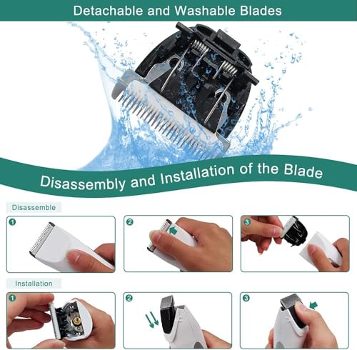 Image of Unisex Codos Cp-9600 Professional Stainless Steel Lcd Screen Pet Dog /Cat Clipper Electrical Grooming Hair Trimmer Machine