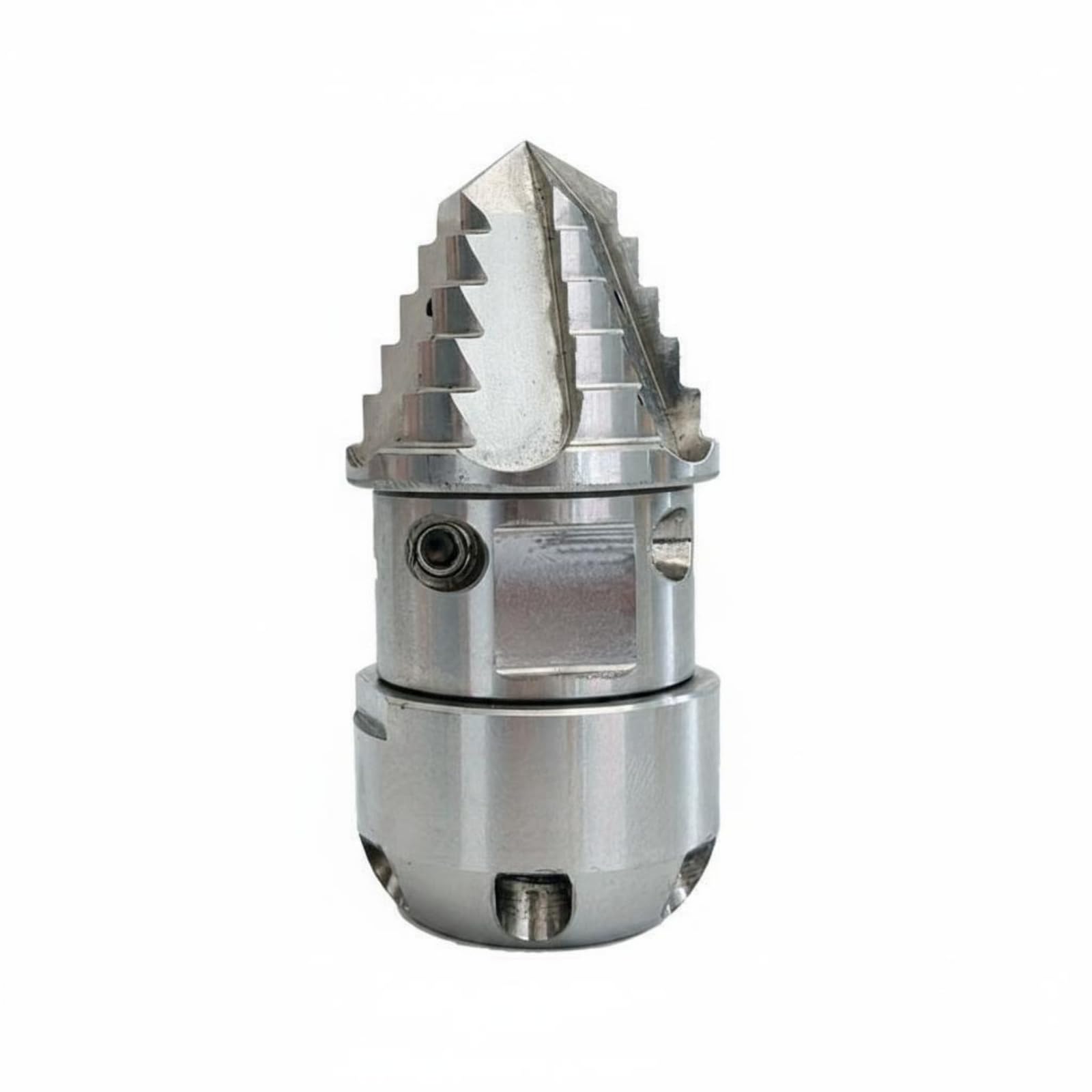 Tobera Giratoria de Alta Presión Desatasca Grasa Tobera Rotativa de Acero Inoxidable sin Químicos para Tuberías, Desagüe, 1/2 80L/Min