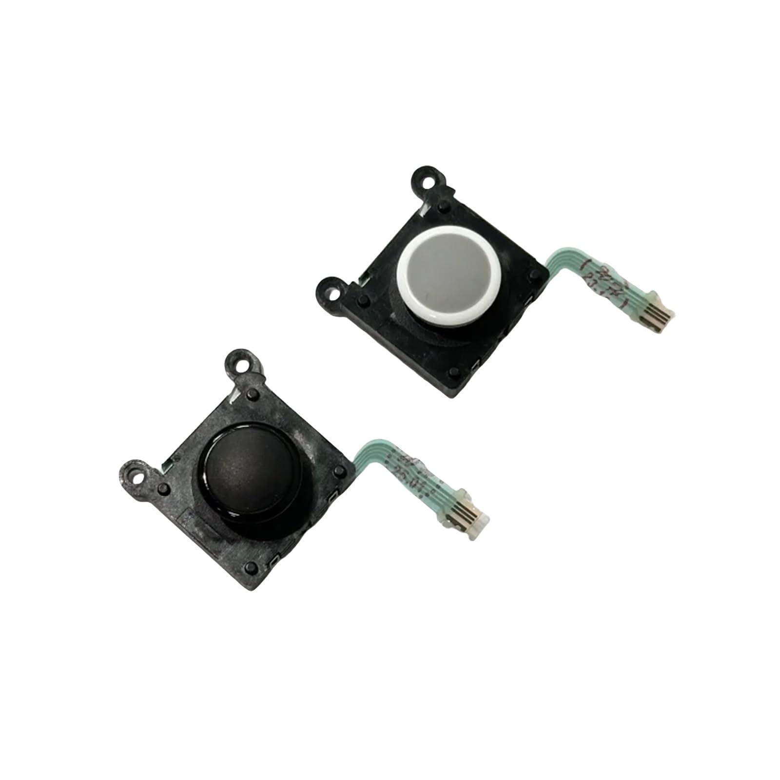 10 pezzi/lotto Joystick analogico 3D Thumb Stick Nero Bianco, for PS Vita, for PS Vita, for PSV 2000(Black)