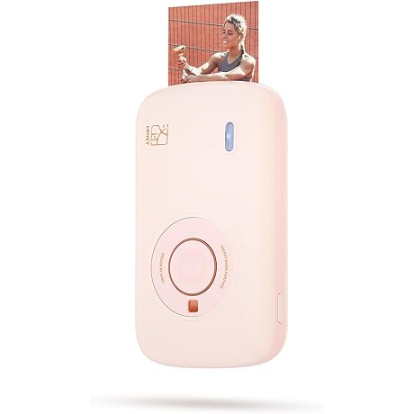 CP2100 Pink Portable Ivy Rose Gold Mini Photo Printer