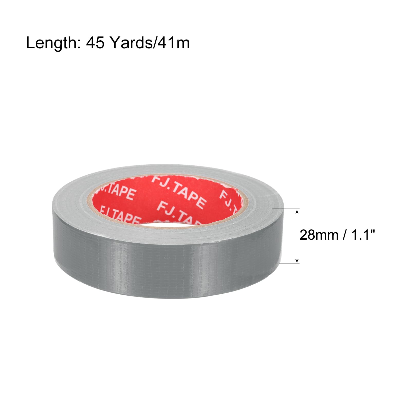 MECCANIXITY Cloth Bookbinding Repair Tape Roll 1.1 Inch x 45 Yards Grey