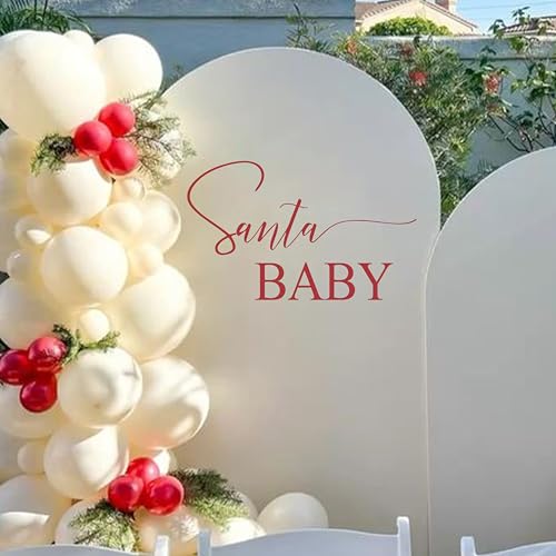 Vinilo Santa Baby para Decoración de Fiesta Navideña