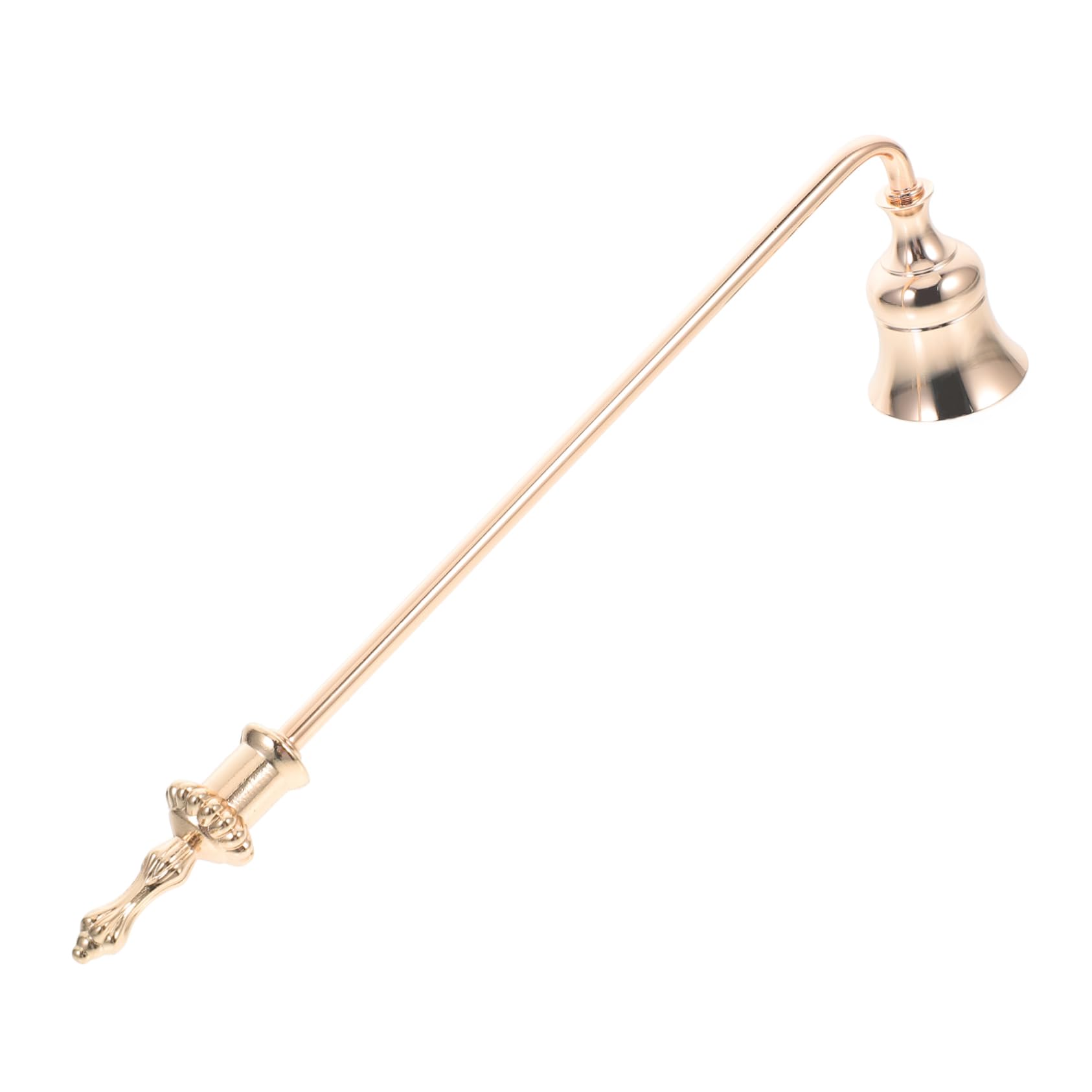 Garneck Vintage Candle Snuffer with Handle Elegant Candle Extinguisher Tool for Deep Jars Design for Home Weddings and Parties