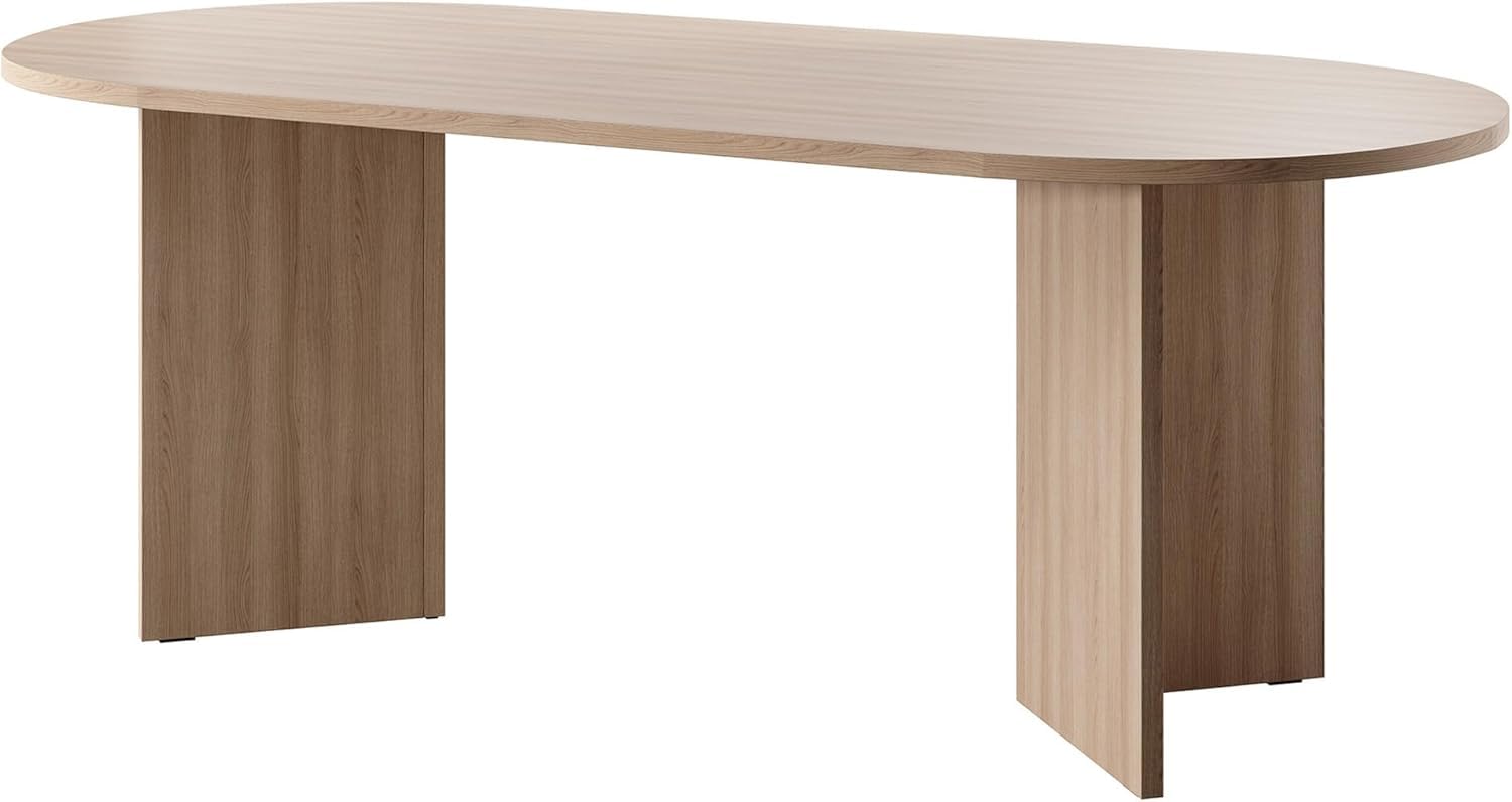 Selsey OVO Esstisch, 90 x 204 cm, Oval, Lindberg Eiche | Esszimmertisch, Küchentisch, Tisch