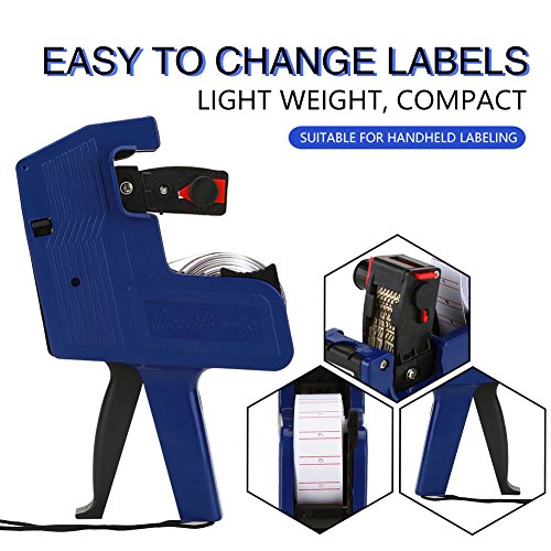 Etiquetadora MX-5500 Etiquetadora de 8 dígitos Ferramenta de etiqueta de preço, Ferramenta de etique